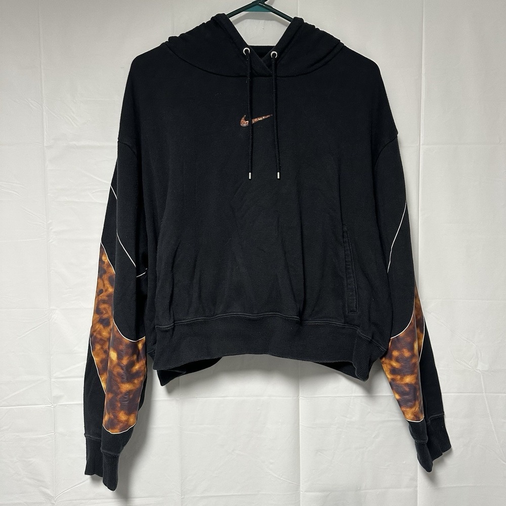 Nike Womens Center Swoosh Hoodie Sweatshirt Size XL Bodega